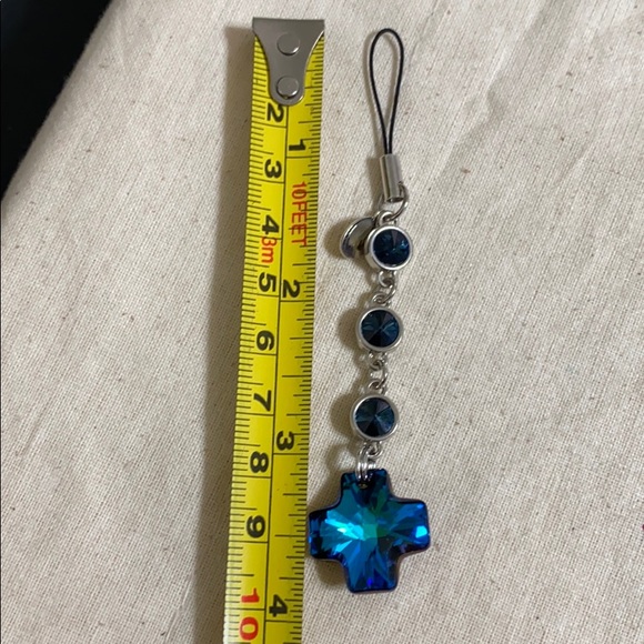 🖤NEW💕Blue Crystal bag charm - Picture 8 of 8